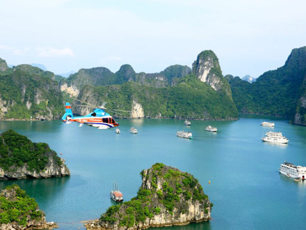 Helicopter EC155B1 to Halong Bay