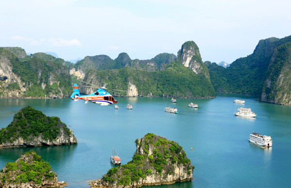 Helicopter EC155B1 to Halong Bay