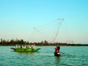 Thu Bon River in Hoi An